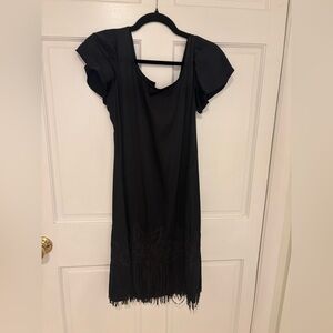 Hale Bob black cocktail dress